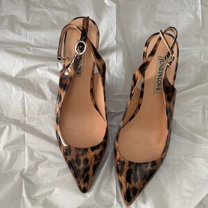 Leopard Print Women's Shoes 2.5 Heel